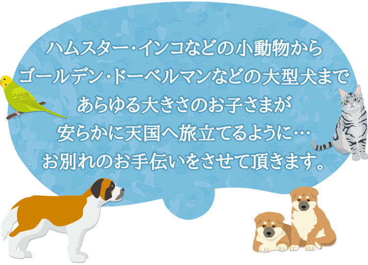 大阪のペット火葬 ペット葬儀なら吹田動物霊園 摂津市他大阪府内 東淀川区他大阪市内の火葬や納骨承ります